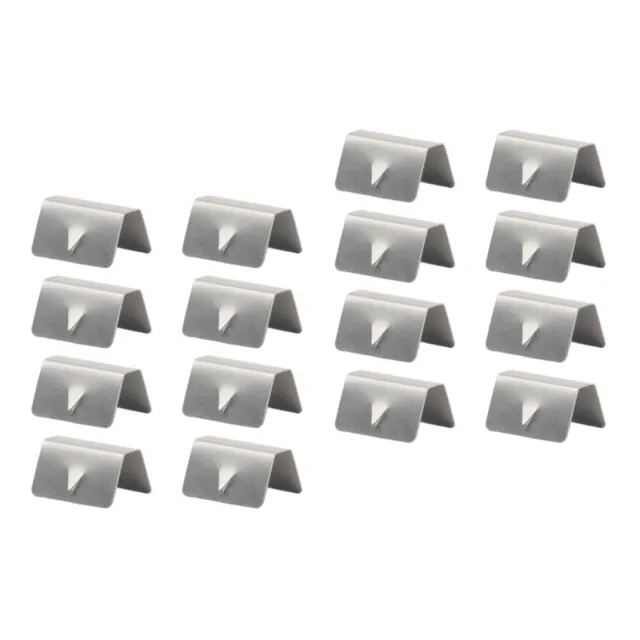 16 pz riflettori vento clip canale deflettori visiera finestra metallo