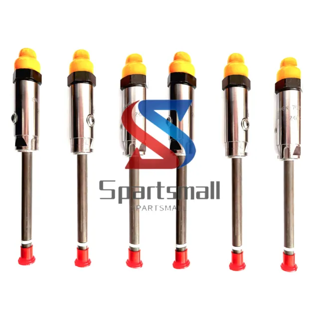 6X Fuel Injectors 130-1804 Pencil Nozzle 7W7033 for CAT Caterpillar 3408B 3412C