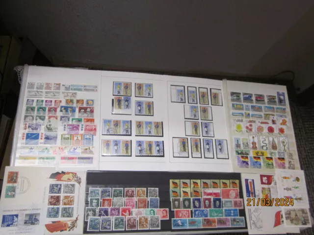 Briefmarken ehem. DDR, ab 50/60er Jahre, 40 o,  Posten & Lots, Gestempelt