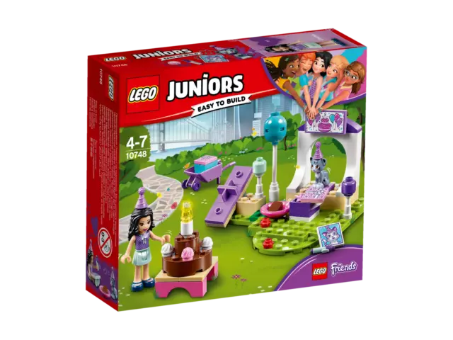 LEGO® Juniors 10748 Emmas Party NUEVO EMBALAJE ORIGINAL_ NUEVO SIN PRECIO EN CAJA