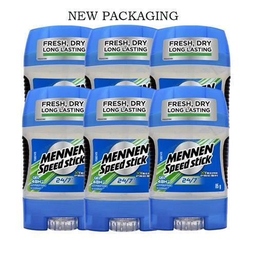 Mennen Speed Stick Xtreme Fresh Déodorant Gel Parfum Frais Intense Lot de 6
