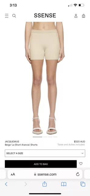 Jacquemus Knit Shorts Size 38 (M)