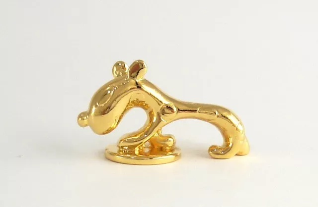Werkstätte Karl HAGENAUER Whimsical DOG 24K Gold plated Brass Vienna Austria