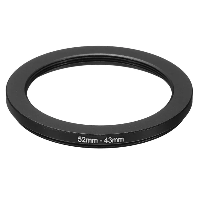 52mm-43mm Metal Step Down Ring Camera Lens Filter Adapter Ring Aluminum Filter