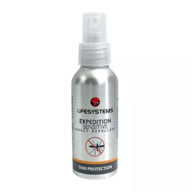 Lifesystems Expedition Sensitive DEET Free Insect Repellent Spray 50ml or 100ml