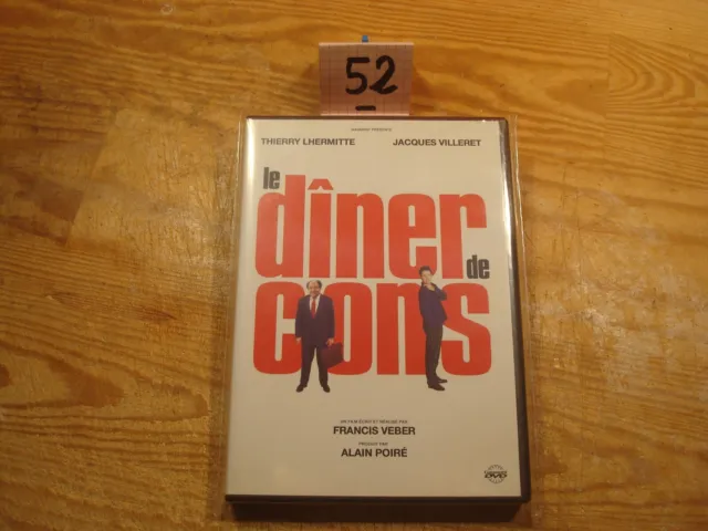 DVD : LE DINER DE CONS - Thierry LHERMITTE / Jacques VILLERET / Comme Neuf