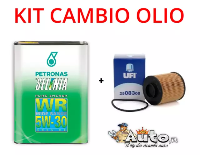 Kit Tagliando Alfa Romeo Giulietta 1.6 2.0 Jtdm Olio Selenia 5W30 + Filtro Olio