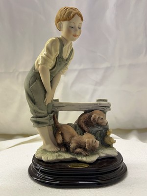 Statua di porcellana Ubriacone Scuola italiana Capodimonte OMA19 
