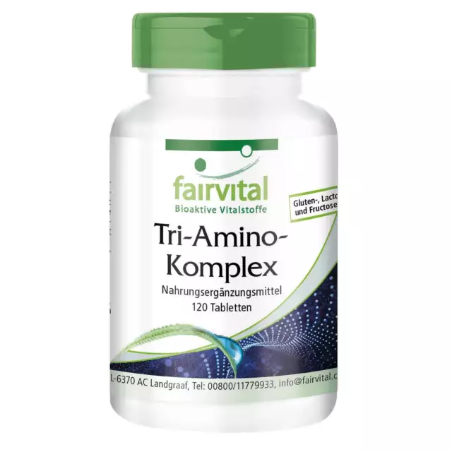Tri-Amino-Komplex 120 Tabletten - Aminosäuren Arginin Ornithin Lysin | fairvital