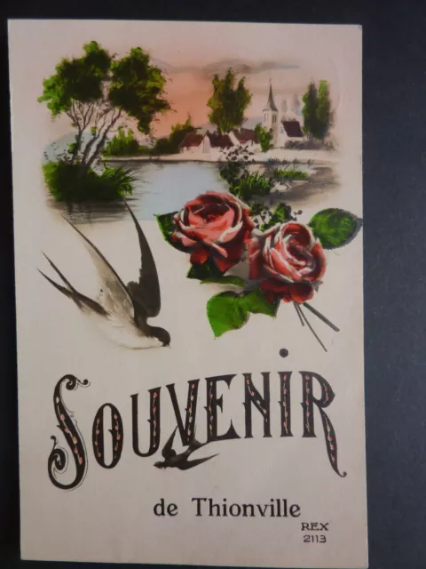 THIONVILLE Diedenhofen Moselle CPA 57 Thionville Swallow Souvenir