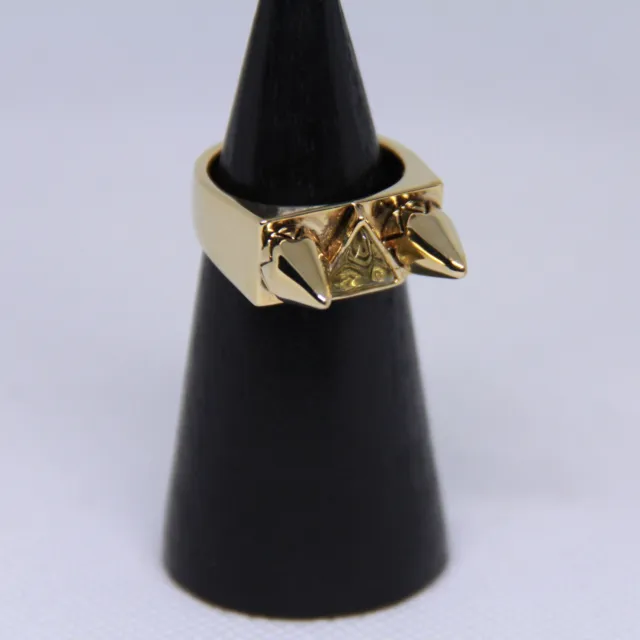 House of Harlow 1960 Double Spike and Gem Ring Size 8 (B-1)