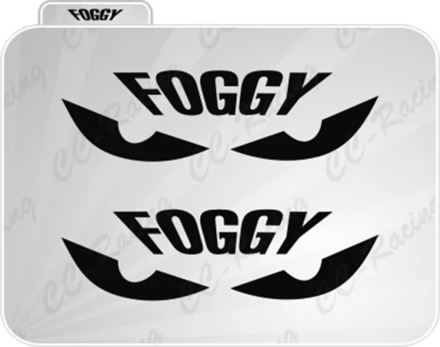 2 Adhésifs Stickers Moto Foggy Carl Fogarty Ducati 851 888 916 748 996 998 Small