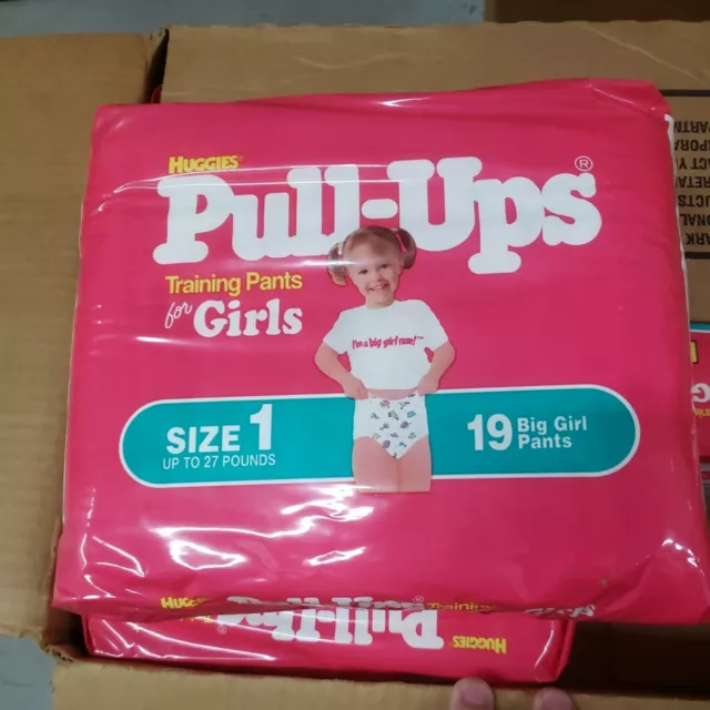 Huggies Pull Ups Learning Designs *Girls* Size 5T-6T Sealed Sleeve of 24  Pants