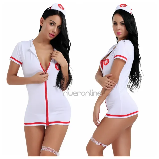 Frauen Dessous-Sets Pflegeuniformen Krankenschwester Kostüm Nurse Uniforms Sexy