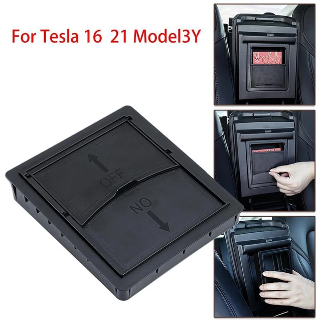 Auto Konsole Griff Versteckte Stauraumbox Für TESLA Model 3 Zubehör16 21