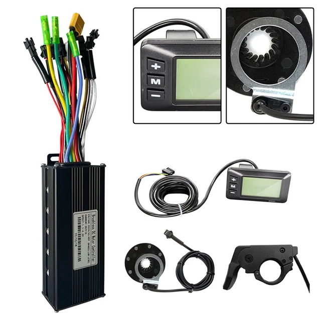 Controller Hyper Mtb PER EBIKE MTB Kit Controller 3648V 30A Sine Wave con Display GD01 EUR ...