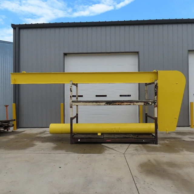 1 Ton Capacity Free Standing Jib Crane 17' Swing 15' Travel 10' Head Room