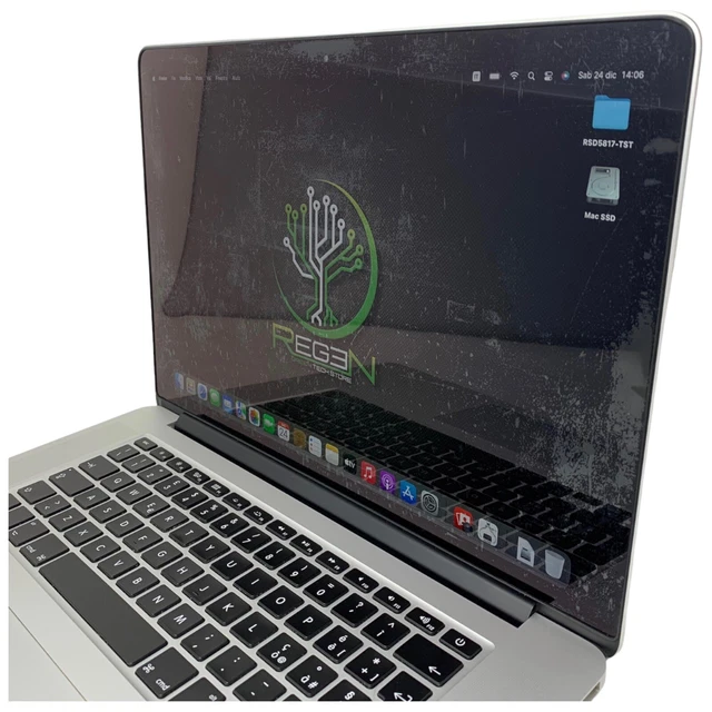 *5817 Apple MacBook Pro 15” Retina 16Gb Ram 256Gb SSD Core i7 2015 Monterey 3