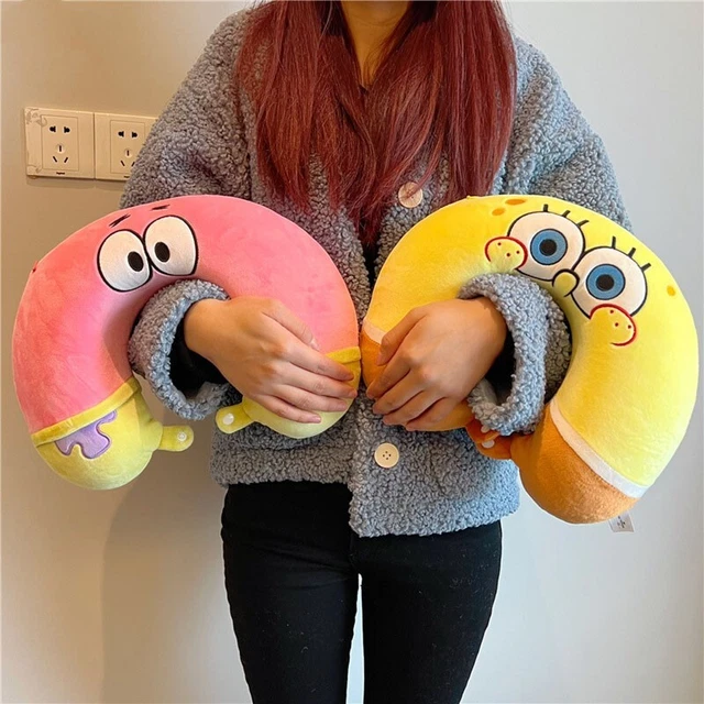 Spongebob Memory Foam U-Shaped Travel Pillow Neck Support Head Rest free shippin
