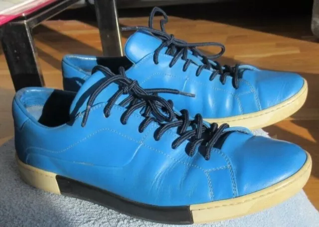 Mens blue prada trainers top