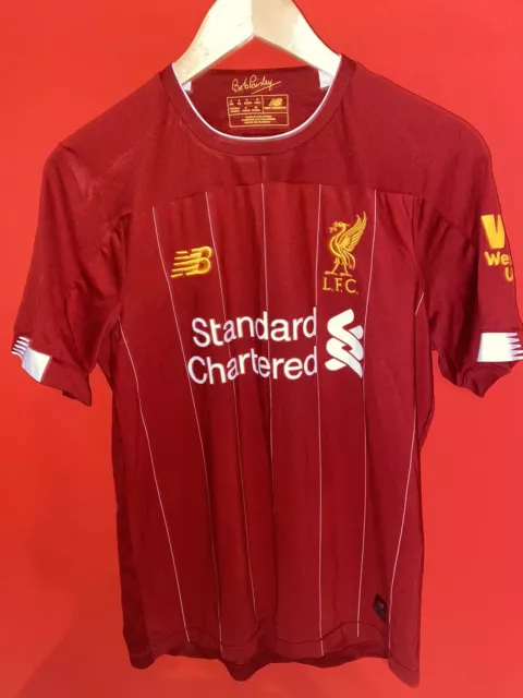 Liverpool New Balance Official 2019 Home Football Shirt Mens Small