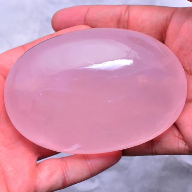 2316 Cts Natural Pink Rose Quartz Oval Cabochon 104mm* 69mm Untreated Gemstone