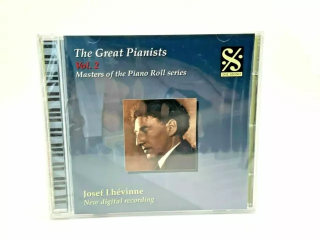 Cd Josef Lhevinne The Great Pianists Vol 2 Master Of The Piano Roll Series 2007