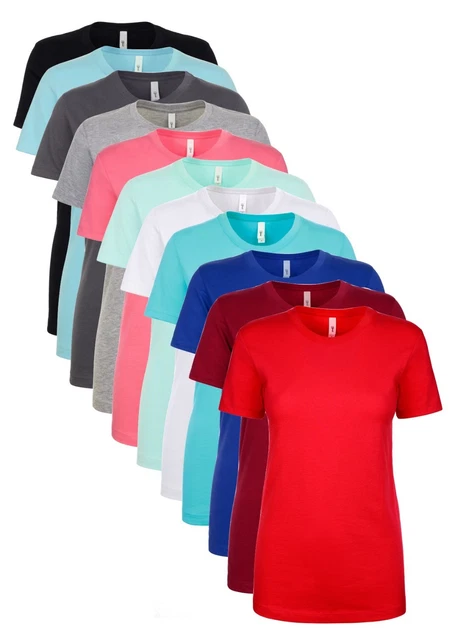 Donna Next Level Donna Ideale Misto Cotone T-Shirt Maglietta