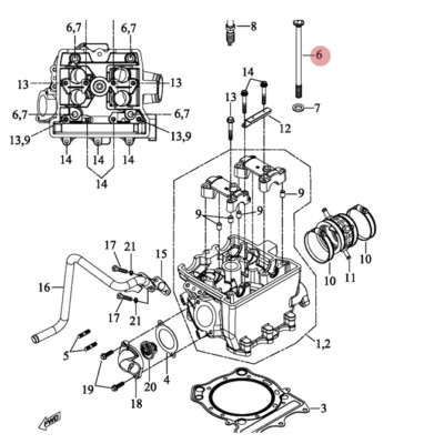 Triton Original OEM Tubulure d'admission MANIFOLD INTAKE TRITON ACCESS REACTOR 450 