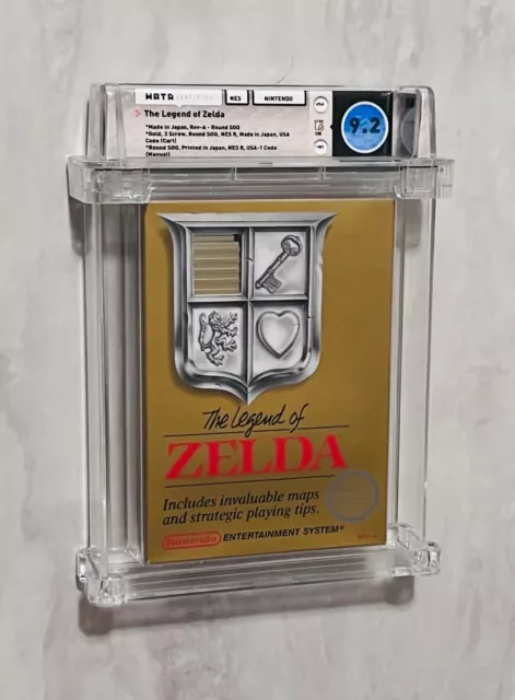 Factory Sealed FIRST Zelda. Predates The Legend of Zelda on NES. VGA Graded  85!