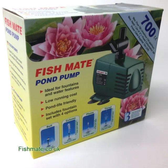 Fish Mate 700 Garden Pond Pump Fishmate Water Feature Fountain Waterfall