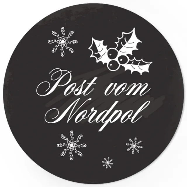 48 Weihnachtsaufkleber Geschenk Aufkleber Etiketten Weihnachten Xmas Nordpol