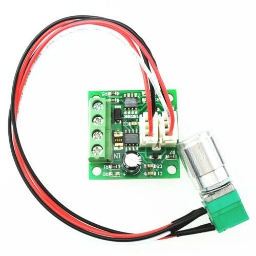 1PCS 1.8V 3/5/6/12 V 2A PWM DC Controllo di Velocità del Motore/w Potenziometro