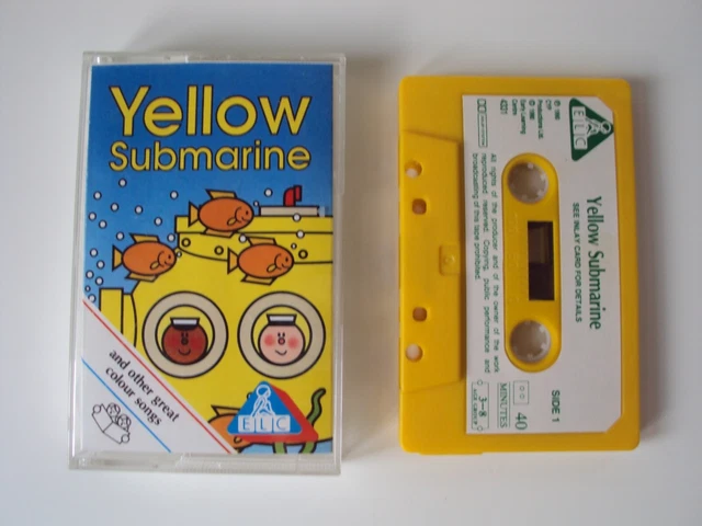 YELLOW SUBMARINE - ELC Early Learning Centre Vintage Audio Cassette