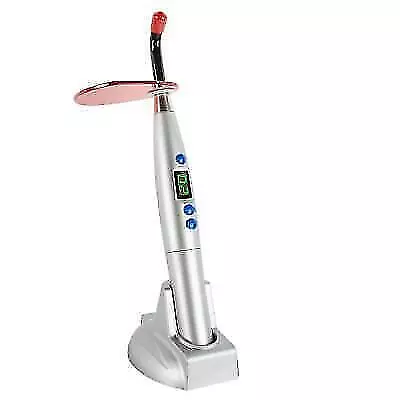 FDA Approved 10W Wireless Curing Light Dental LED | Silver Dentist Tool