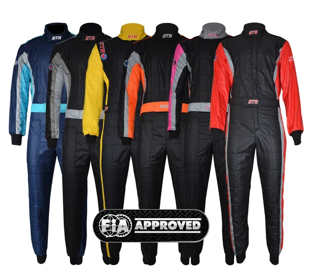 Str Racing Overalls STR &CLUB& RACE Suit Triple Layer FIA Approved - Ideal for Rally ...