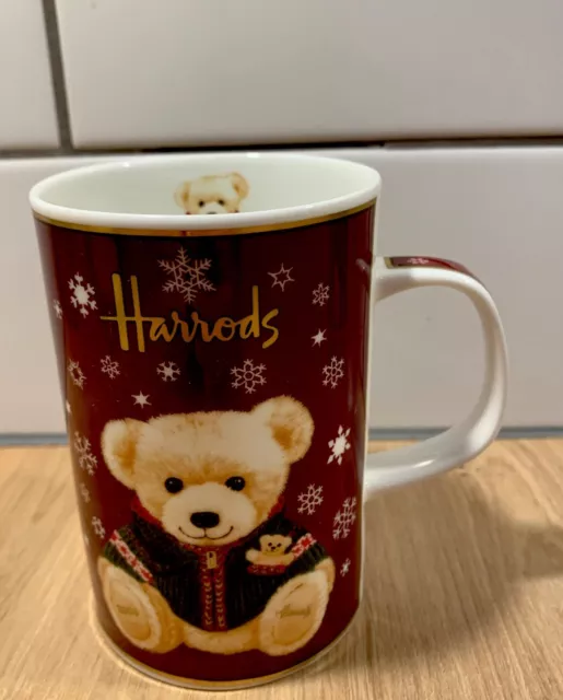 Tazza Natale Cina Harrods Knightsbridge orsacchiotto - Inutilizzata