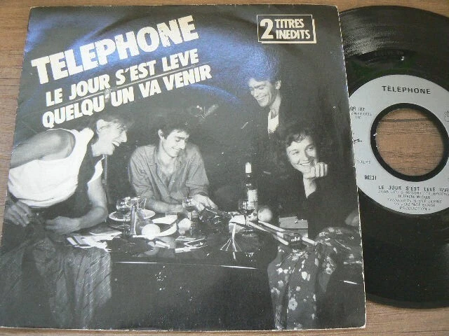 . Téléphone Le Jour S'est Levé sp 45t Virgin 90 231 France 1985