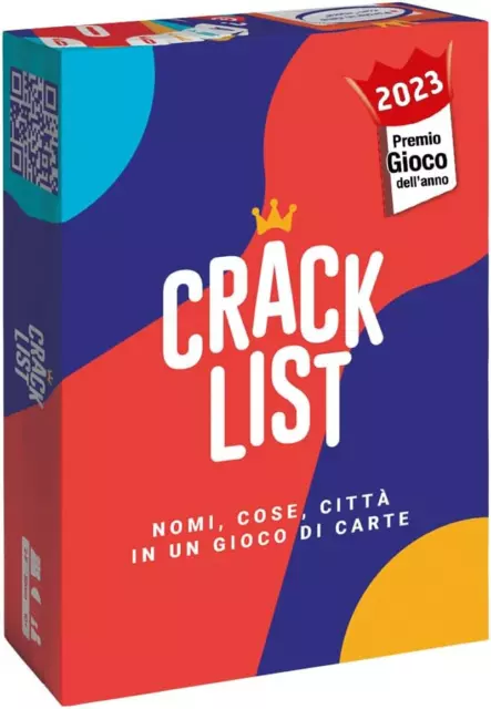 CRACK LIST I Divertente Gioco Da Tavolo per Tutta La Famiglia I Gioco Di Carte I