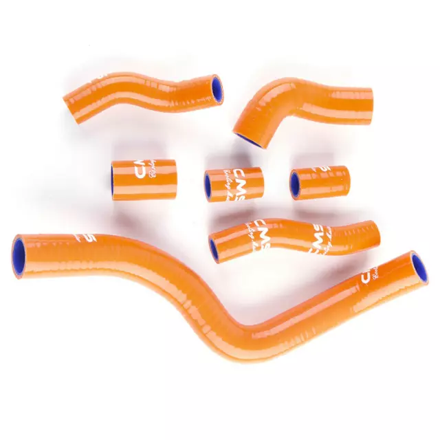 Fit KTM 950 990 Adventure / S 2004 2005-2012 Orange Silicone Radiator Hose Kit