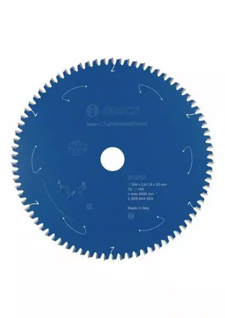 Bosch Akku-Kreissägeblatt Expert pour Laminatplatte, Ø 254 MM, 78 Dents