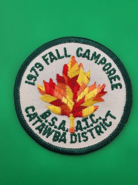 1979 Fall Camporee Catawba District BSA AIC Patch Boy Scouts Of America NEW