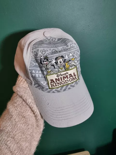 Disney Cap Animal Kingdom Safari Hat Mickey Goofy Donald YOUTH Size Parks