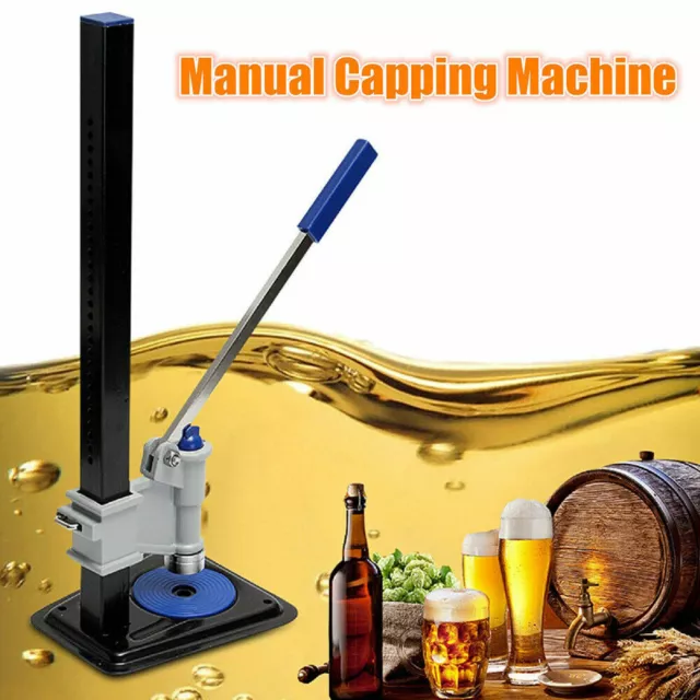 Manual Aluminum Alloy Capping Machine Bench Bottle Capper Homebrew Beer Sealer!