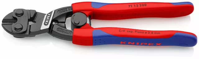 KNIPEX: Mini Coupe-Boulons CoBolt 71 12 200-Compact-60% d'effort économisé !