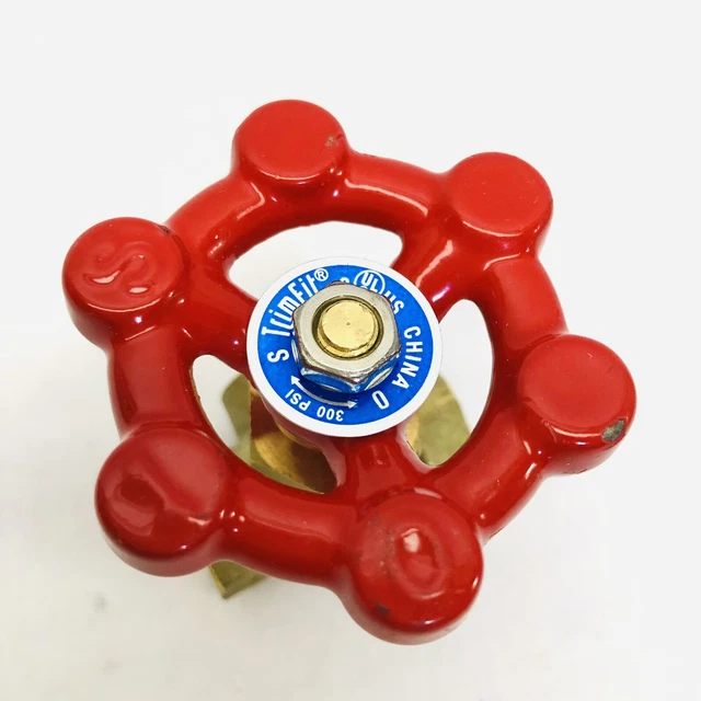 Fppi 1/4" Manual Brass Globe Valve 300 Psi Tri-Port