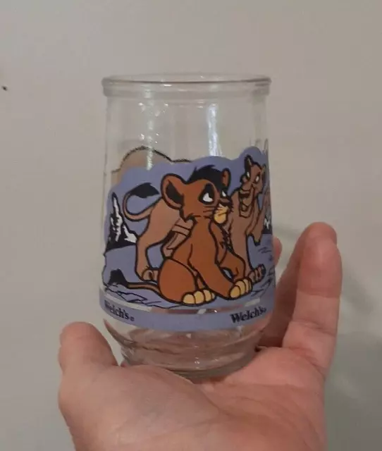 Welches Jelly Lion King Two Simba’s Pride #3Glass  1998