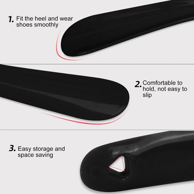 Plástico Compacto Zapato Ligero Cuernos para Zapatos Botas Zapato Q5J7