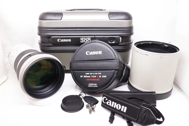 [NEAR MINT] Canon EF 300mm f2.8 L IS USM Lens w/ EXTENDER 2x,  From Japan #30105