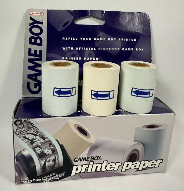 Nintendo Gameboy Printer Paper (3 Rolls)